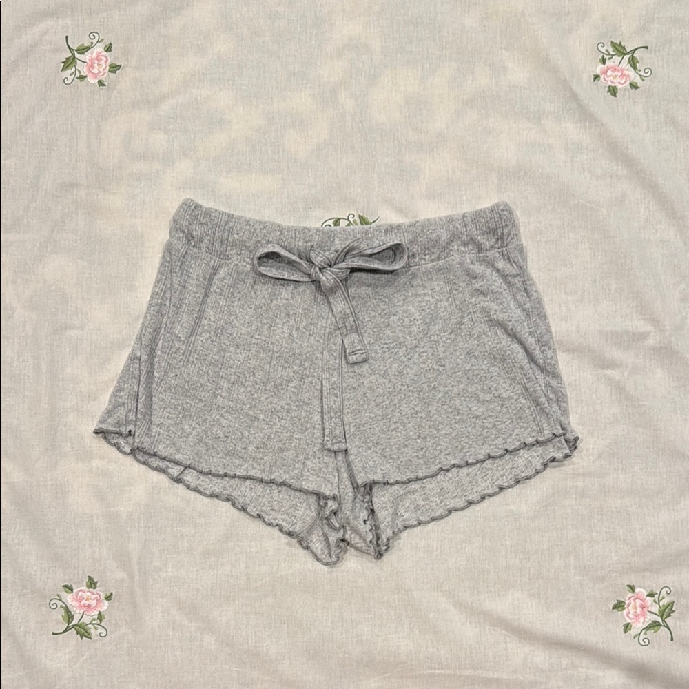 Madewell Heather Gray Knit Shorts size Small